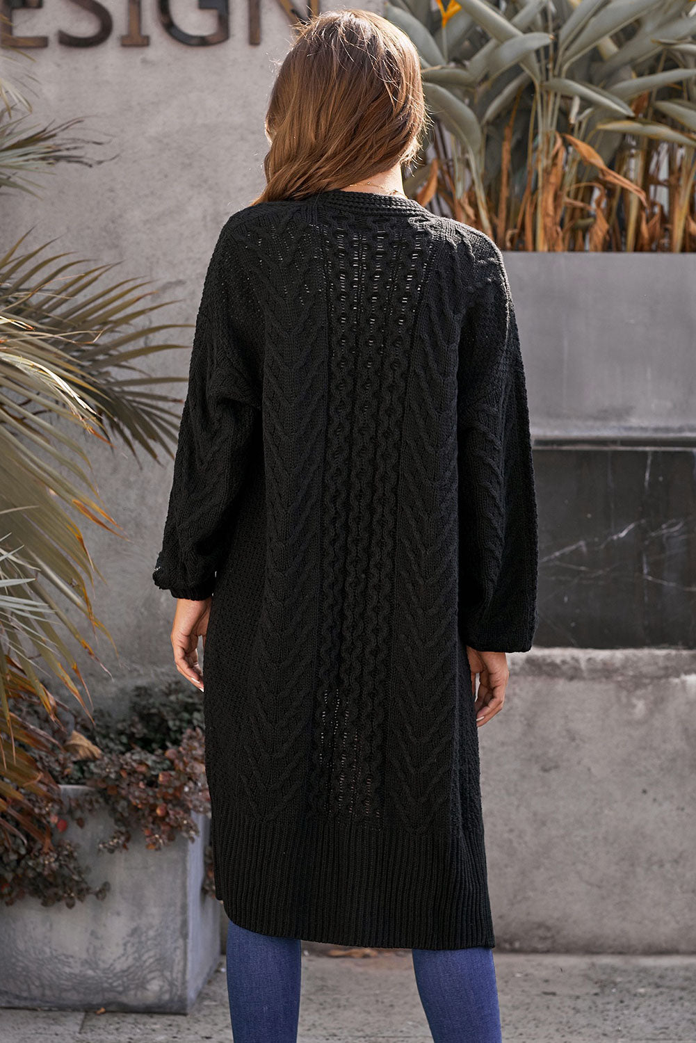 Long Knitted Cardigan