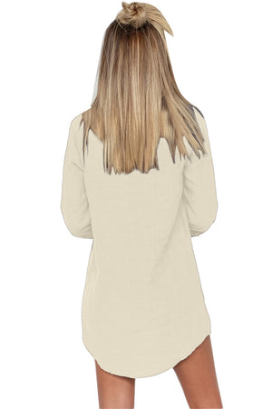 linen dress-shirt dress-button down-relaxed fit-chic-summer-spring-dress-causal dress
